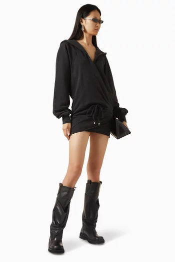 Sweatshirt Mini Dress in Cotton Jersey