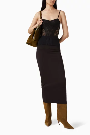 Double-waistband Skirt