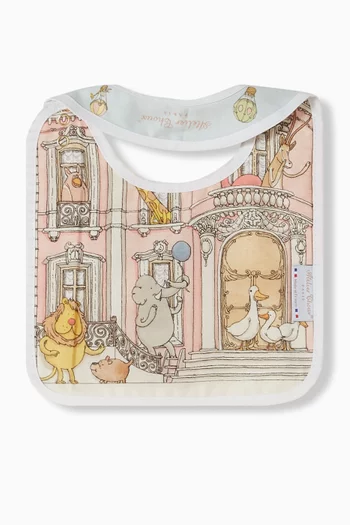 Monceaux Mansion Bib in Satin