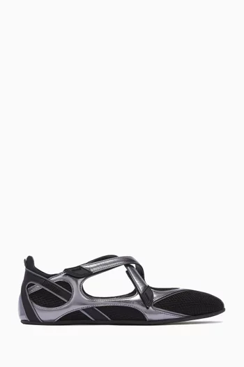 Floor01 Ballet Flats in Mesh