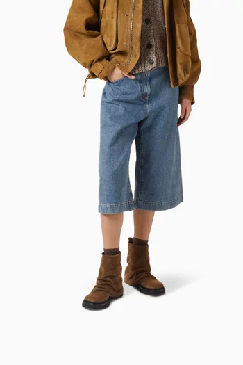 حذاء بوت روبين ميني بتصميم عسكري شمواه