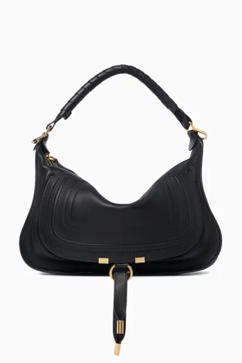 حقيبة كتف مارسي متوسطة جلد عجل