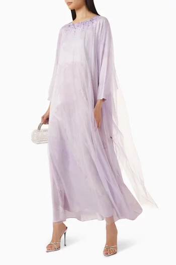 قفطان مطرز بالترتر