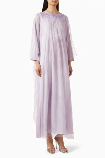 قفطان مطرز بالترتر