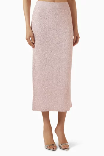 Alisha Sequin-embellished Skirt
