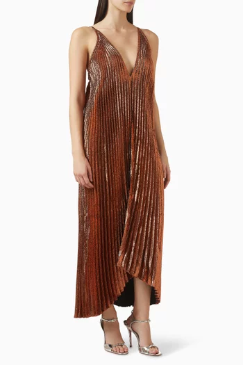 The Muse Pleated Gown