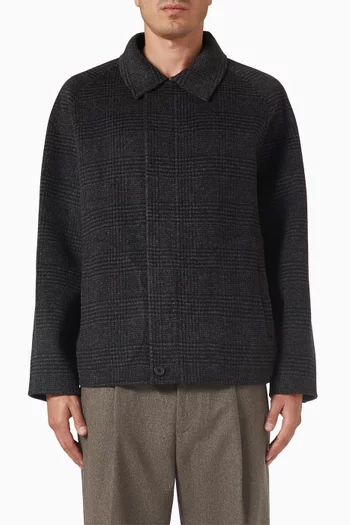 Reversible Double‑face Jacket in Wool