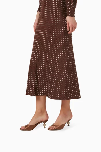 Rosie Mules in Satin