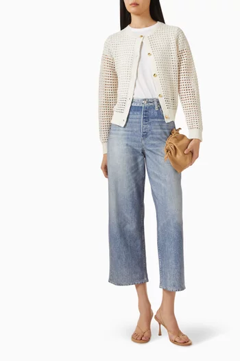 بنطال ميرامار أندي بقصة ساق واسعة قطن تيري