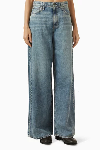 Sofie Wide-leg Jeans in Denim