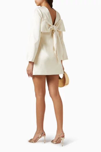 فستان إيلنا قصير بعقدة