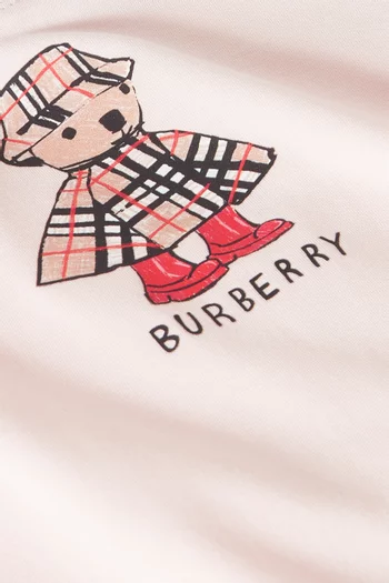 Rainy Day Bear T-shirt in Cotton