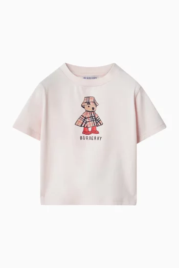 Rainy Day Bear T-shirt in Cotton