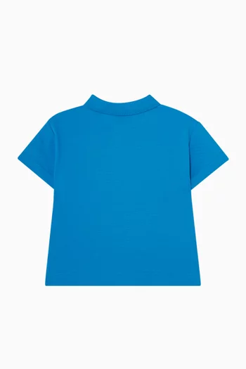 Johane Embroidered Polo T-shirt in Cotton