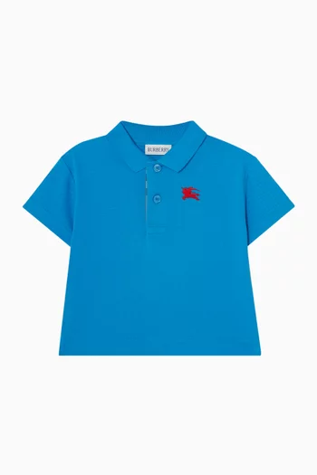 Johane Embroidered Polo T-shirt in Cotton