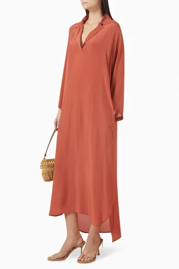 قفطان كاميليا طويل فيسكوز