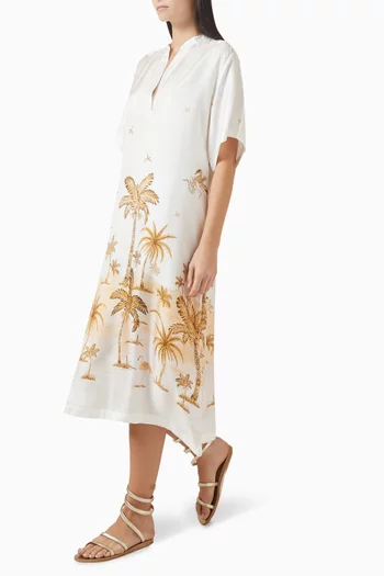 قفطان انكا آيلاند حرير