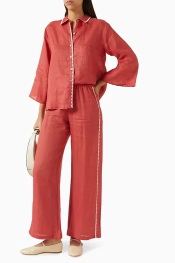 بنطال ماريغولد كتان