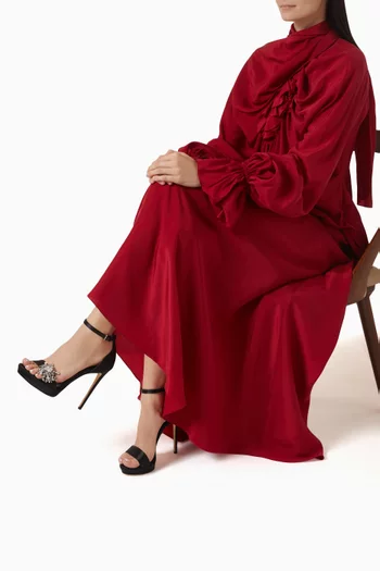 صندل جويل بنعل سميك وكعب 125 مم ستان