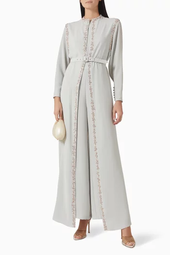 طقم مزين بتطريزات، 3 قطع