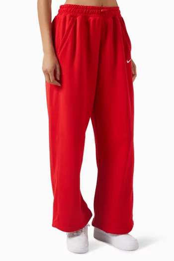 بنطال رياضي بحواف مفتوحة صوف