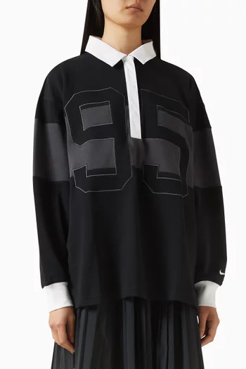 تي شيرت بولو رياضي بطبعة