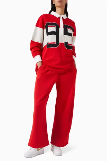 تي شيرت بولو رياضي بطبعة