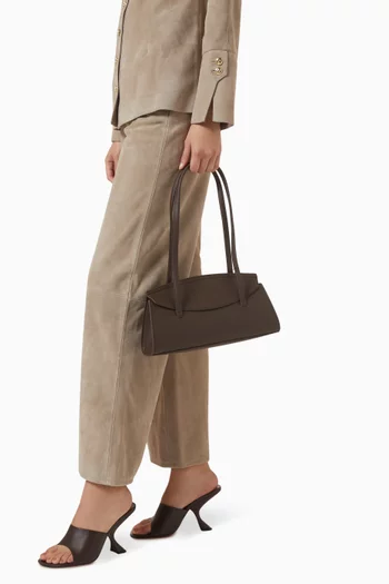 حقيبة كتف كارولين جلد نباتي