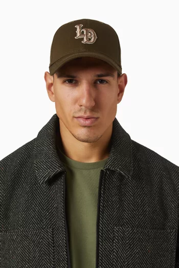 كاب بيسبول مطرز بشعار LD‏ قطن