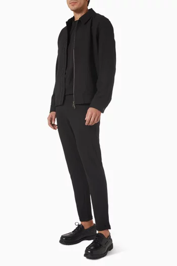 Como Coach Jacket in Herringbone