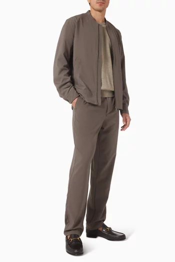 Como Reg Bomber Jacket in Light Twill