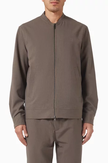 Como Reg Bomber Jacket in Light Twill