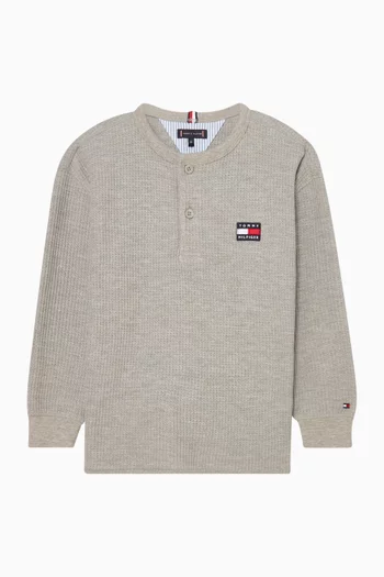Henley Waffle T-shirt