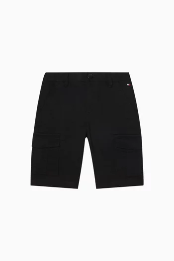 Relaxed-fit Cargo Shorts in Twill