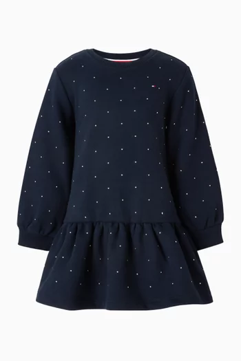 Studded Flared Dress