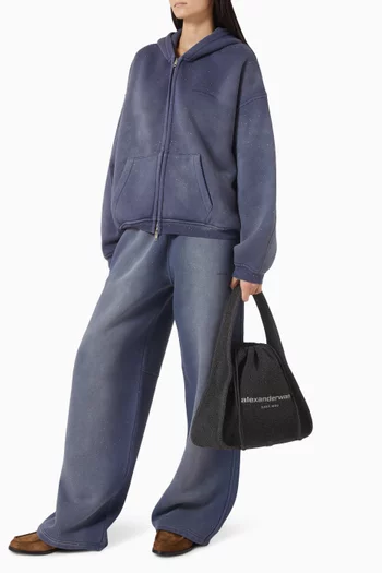 حقيبة ريان كبيرة من نسيج مضلع عاكس للضوء