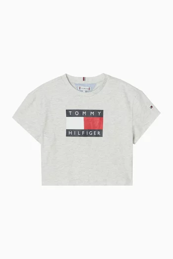Heritage Flag-print T-shirt in Cotton