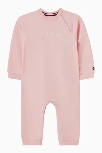 لباس قطعة واحدة مزين بشعار الماركة تيري