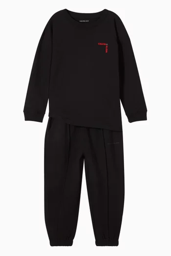 Logo Sweatshirt in Cotton-terry