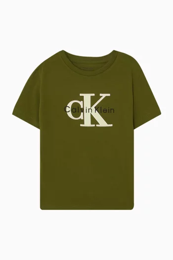 Monologo T-shirt in Cotton