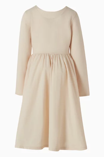 Flared Long Sleeve Dress