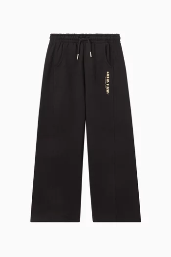 Wide-leg Sweatpants in Cotton