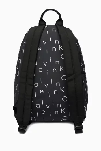 Logo Printed Backpack