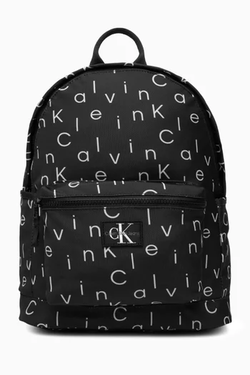 Logo Printed Backpack