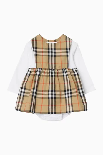 Check Gift Set in Cotton