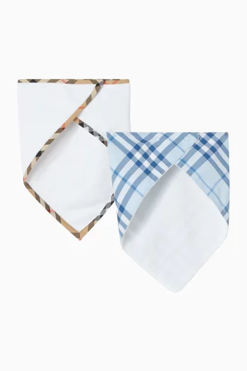 Check Bibs, Set of 2