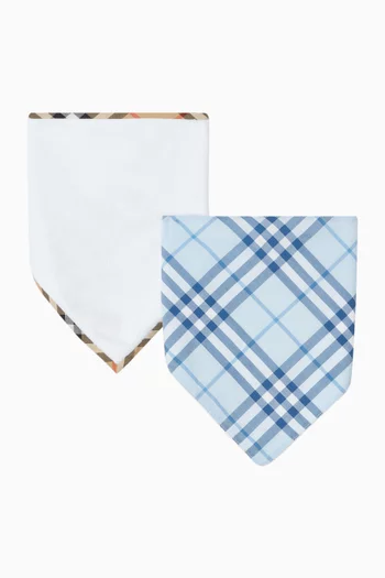 Check Bibs, Set of 2