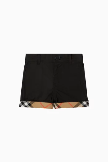 Oscar Check Tape Bermuda Shorts