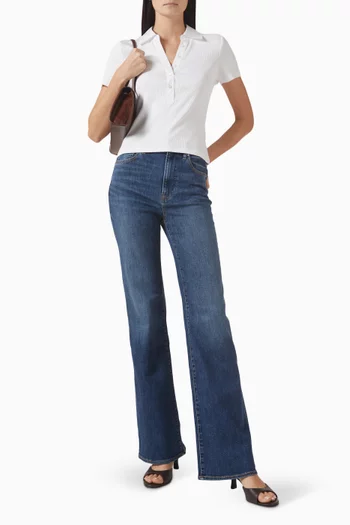 Crosbie Wide-leg Jeans in Denim