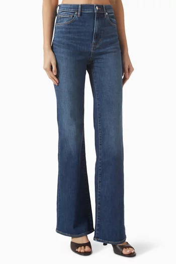 Crosbie Wide-leg Jeans in Denim